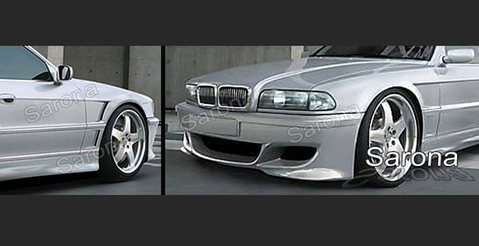 Custom BMW 7 Series Fenders  Sedan (1995 - 1998) - $890.00 (Manufacturer Sarona, Part #BM-009-FD)